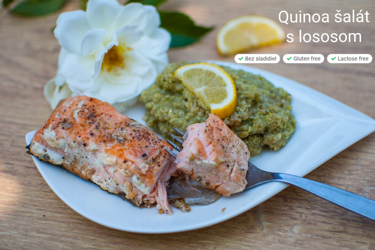 RECEPT Quinoa šalát s lososom